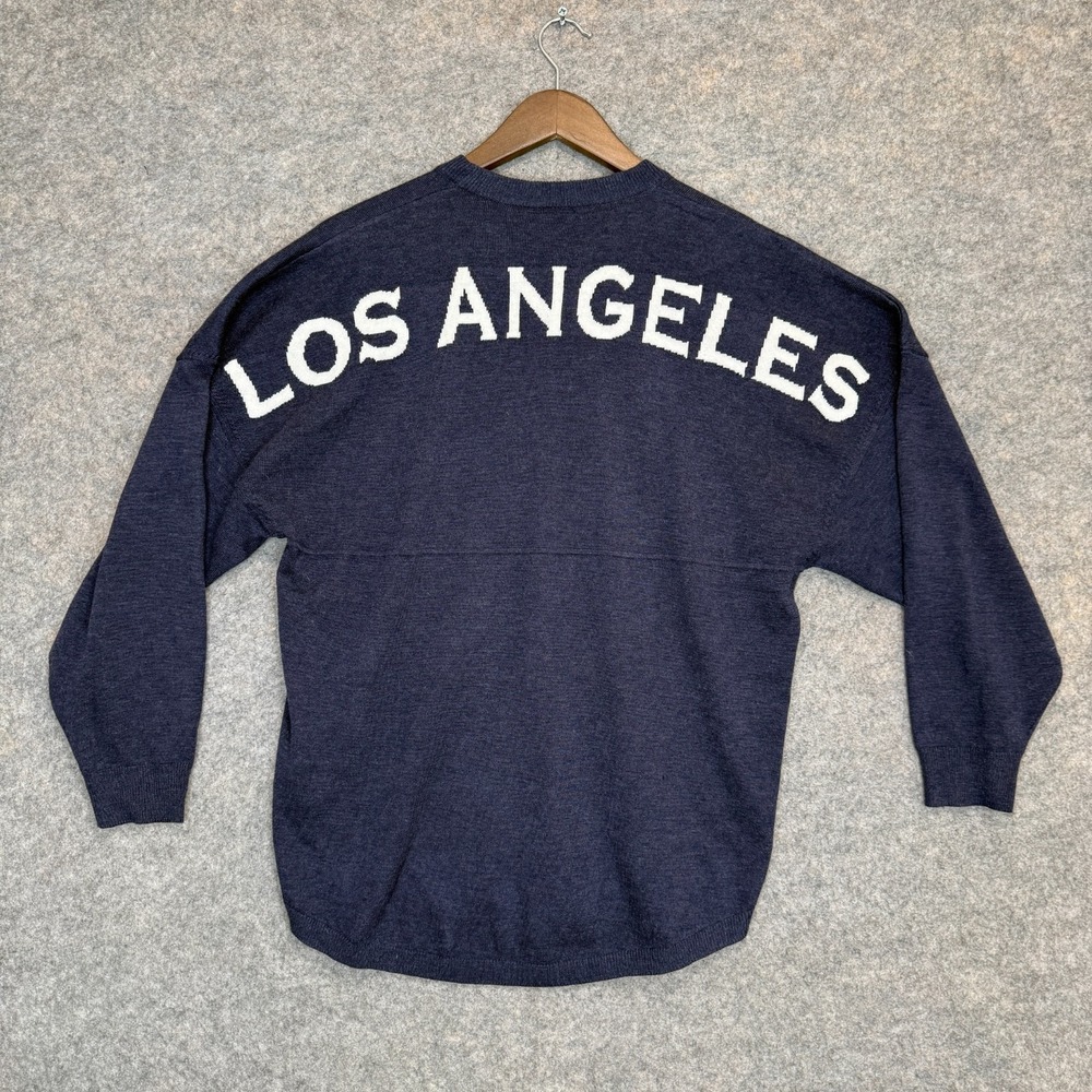 Spirit Jersey Los Angeles Knit Sweater Shirt Adult XS Wool Blend LA Navy‎ Blue